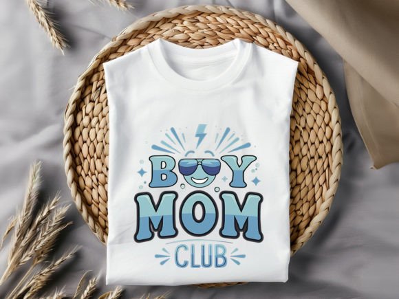 Boy Mom Club T-Shirt Design Graphics Review