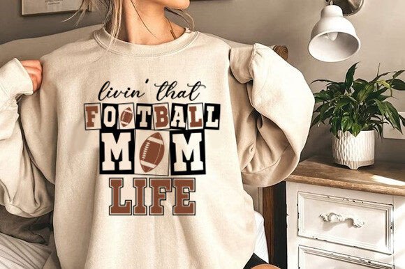 Livin That Football Mom Life SVG File Graphics and T-Shirt Designs Review