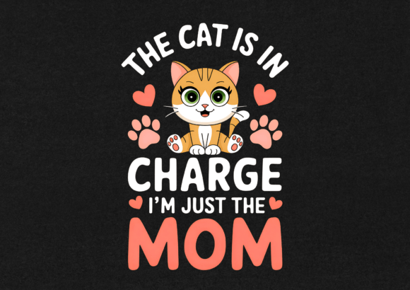 The Cat is in Charge I m T-Shirt Design: A Designer’s Review of This Graphics Asset